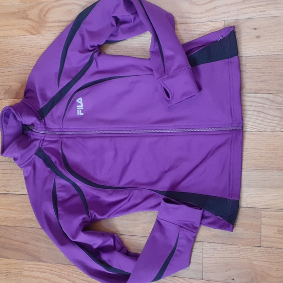 2/ $24  Fushia FILA Sport Athletic Silky Polyester Unlined Jacket - Picture 15 of 15